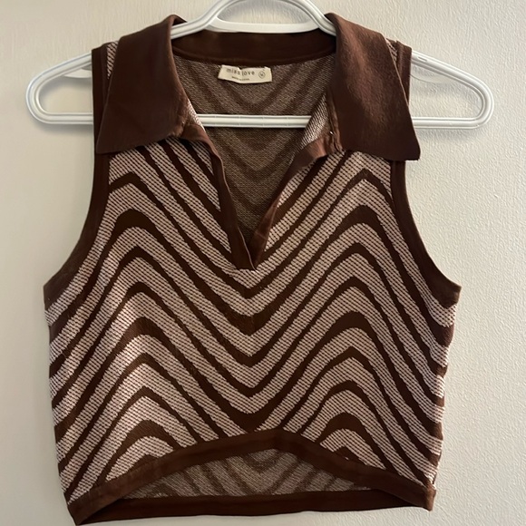Retro medium sweater vest - Picture 2 of 5